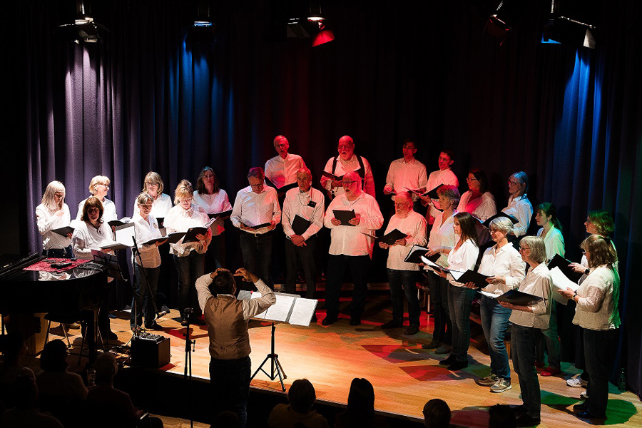 Die Chorallen auf der Bühne